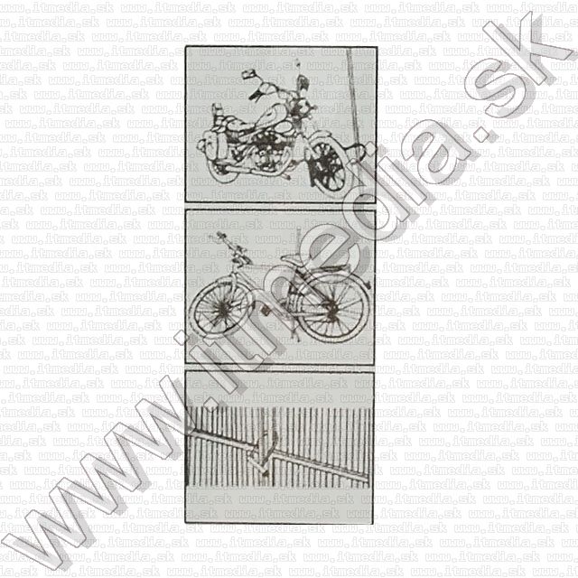 Image of Noname Steel Motorcycle U-Lock 180x320mm (IT8469)